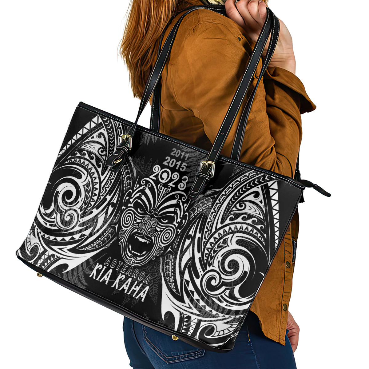 custom-new-zealand-rugby-leather-tote-bag-2023-world-cup-aotearoa-haka-face