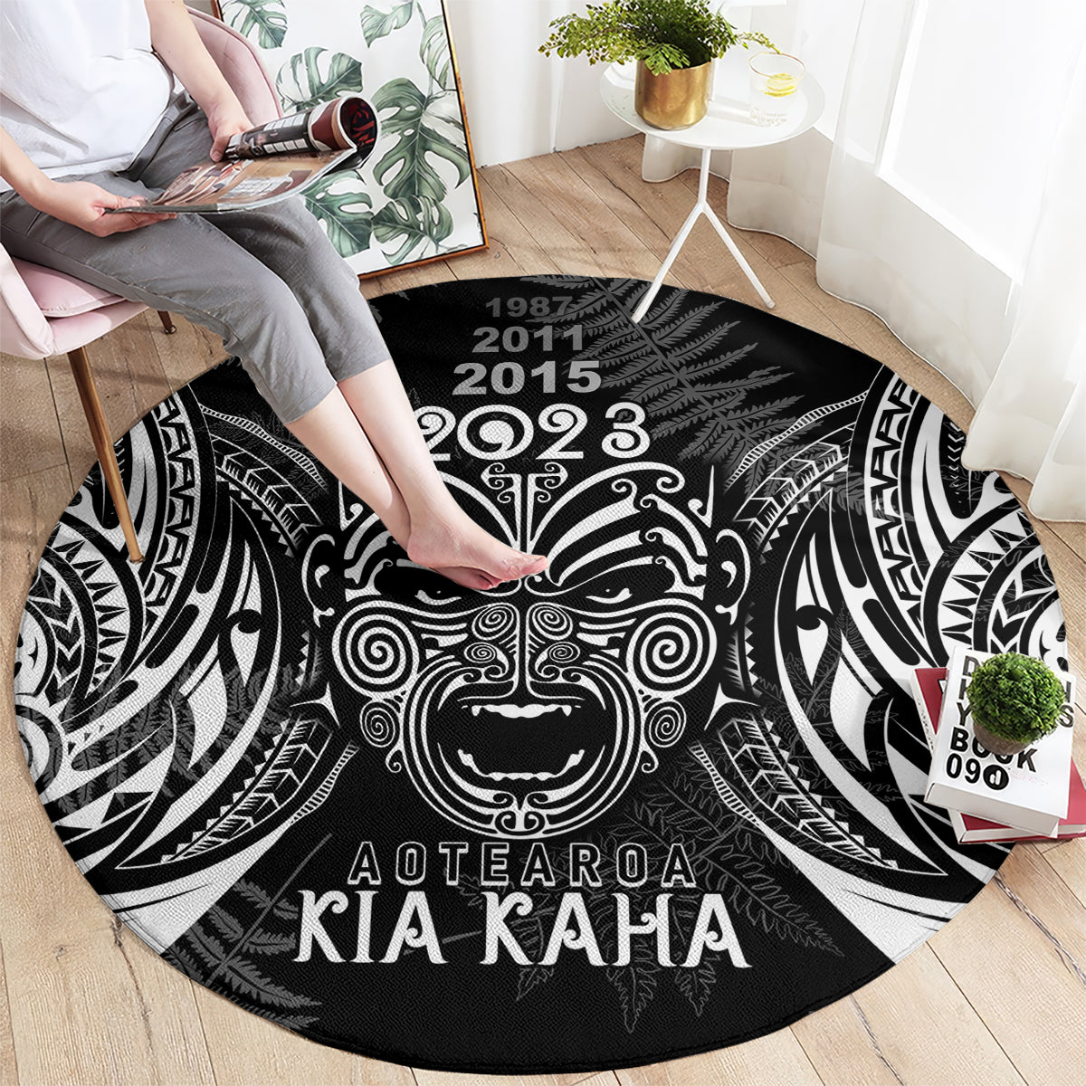 custom-new-zealand-rugby-round-carpet-2023-world-cup-aotearoa-haka-face