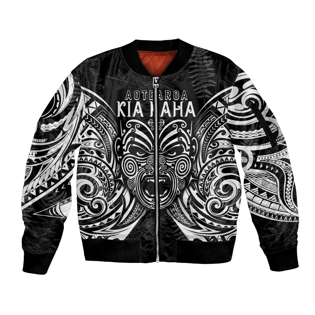 custom-new-zealand-rugby-sleeve-zip-bomber-jacket-2023-world-cup-aotearoa-haka-face