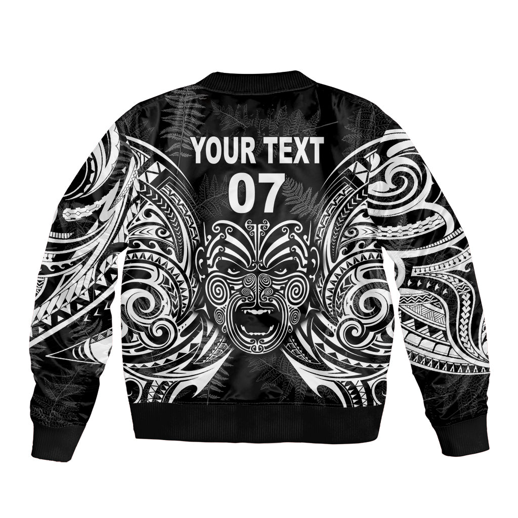 Custom New Zealand Rugby Bomber Jacket 2023 World Cup Aotearoa Create History - Vibe Hoodie Shop