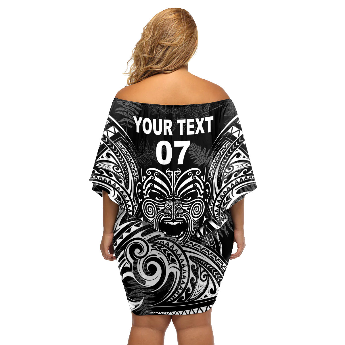 new-zealand-rugby-family-matching-off-shoulder-short-dress-and-hawaiian-shirt-2023-world-cup-aotearoa-create-history