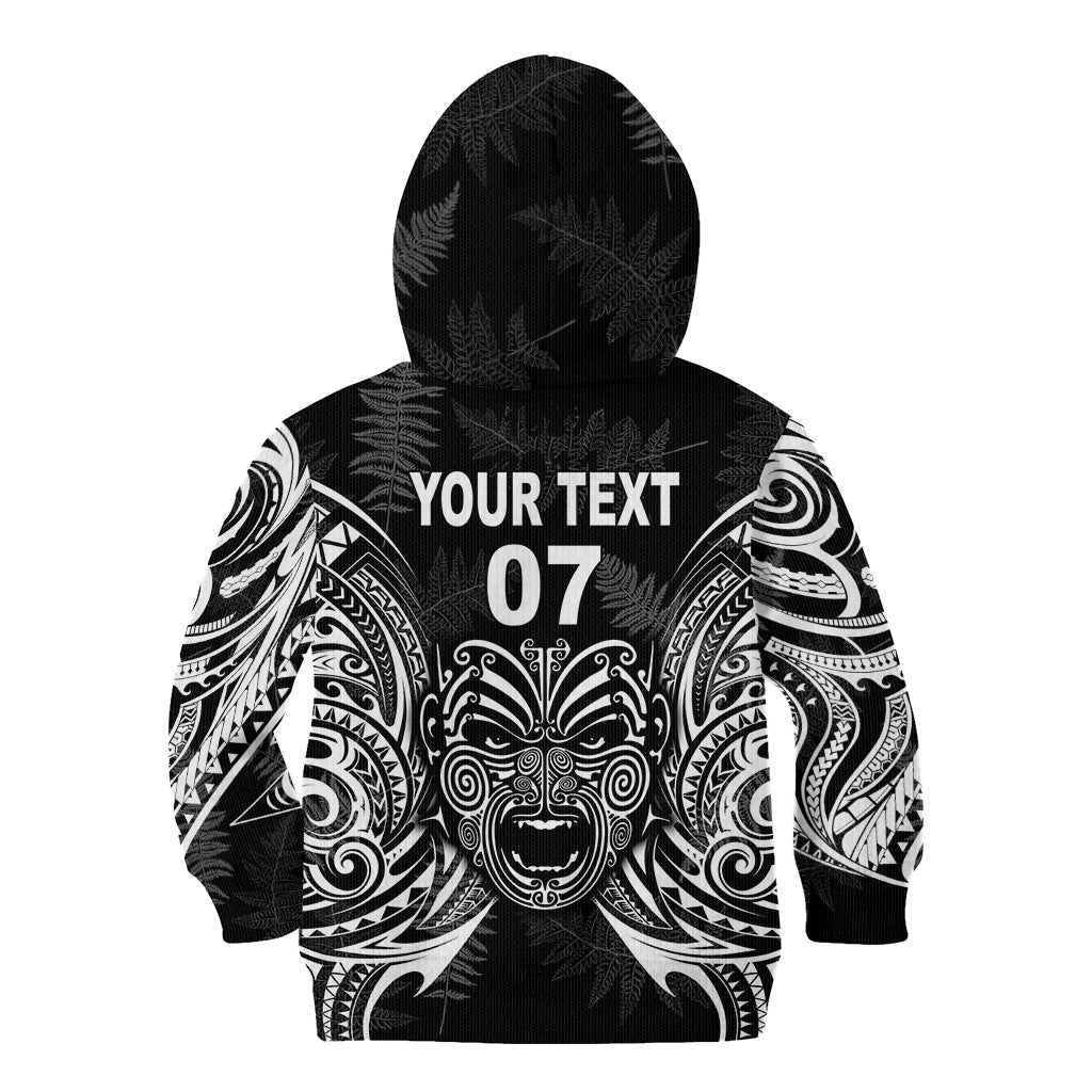 Custom New Zealand Rugby Kid Hoodie 2023 World Cup Aotearoa Create History - Vibe Hoodie Shop