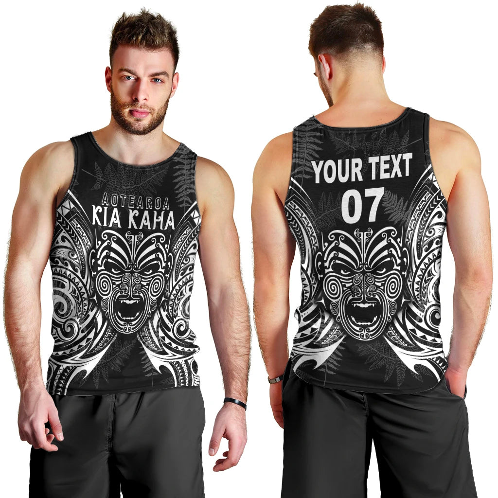 Custom New Zealand Rugby Men Tank Top 2023 World Cup Aotearoa Create History - Vibe Hoodie Shop