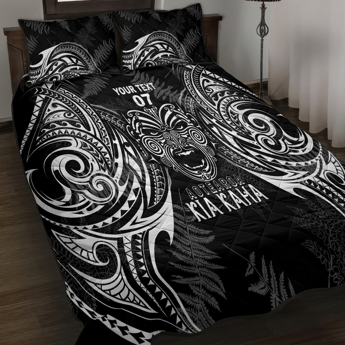 New Zealand Rugby Quilt Bed Set 2023 World Cup Aotearoa Create History - Vibe Hoodie Shop