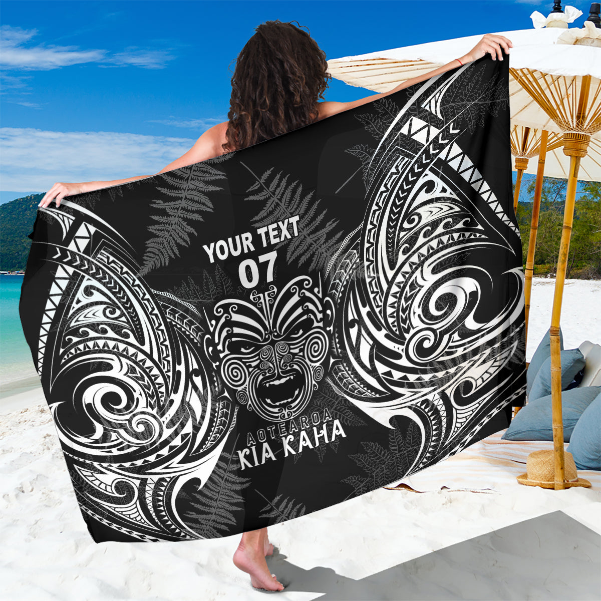 New Zealand Rugby Sarong 2023 World Cup Aotearoa Create History - Vibe Hoodie Shop