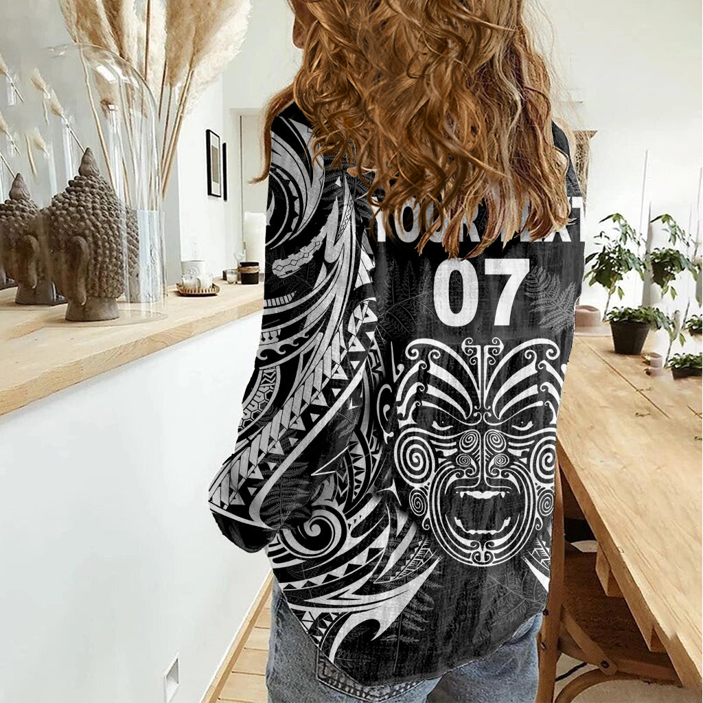 New Zealand Rugby Women Casual Shirt 2023 World Cup Aotearoa Create History - Vibe Hoodie Shop