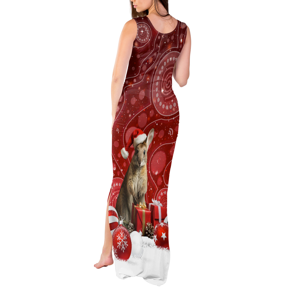 australia-christmas-wallaby-tank-maxi-dress-aboriginal-art