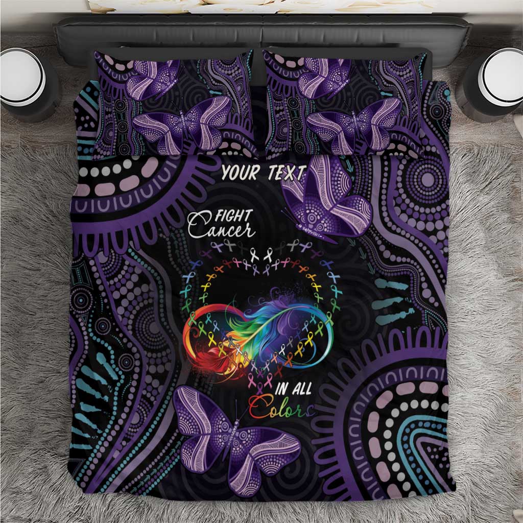Australia Aboriginal Dot Arts Bedding Set Fight Cancer In All Colors - Vibe Hoodie Shop