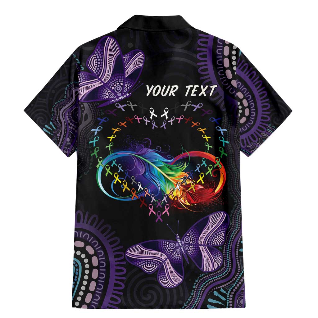 Australia Aboriginal Dot Arts Family Matching Mermaid Dress and Hawaiian Shirt Fight Cancer In All Colors