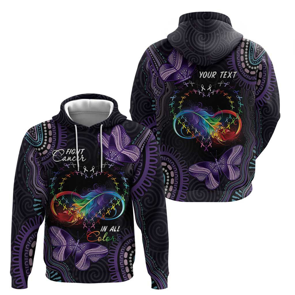 Australia Aboriginal Dot Arts Hoodie Fight Cancer In All Colors LT7 - Vibe Hoodie Shop