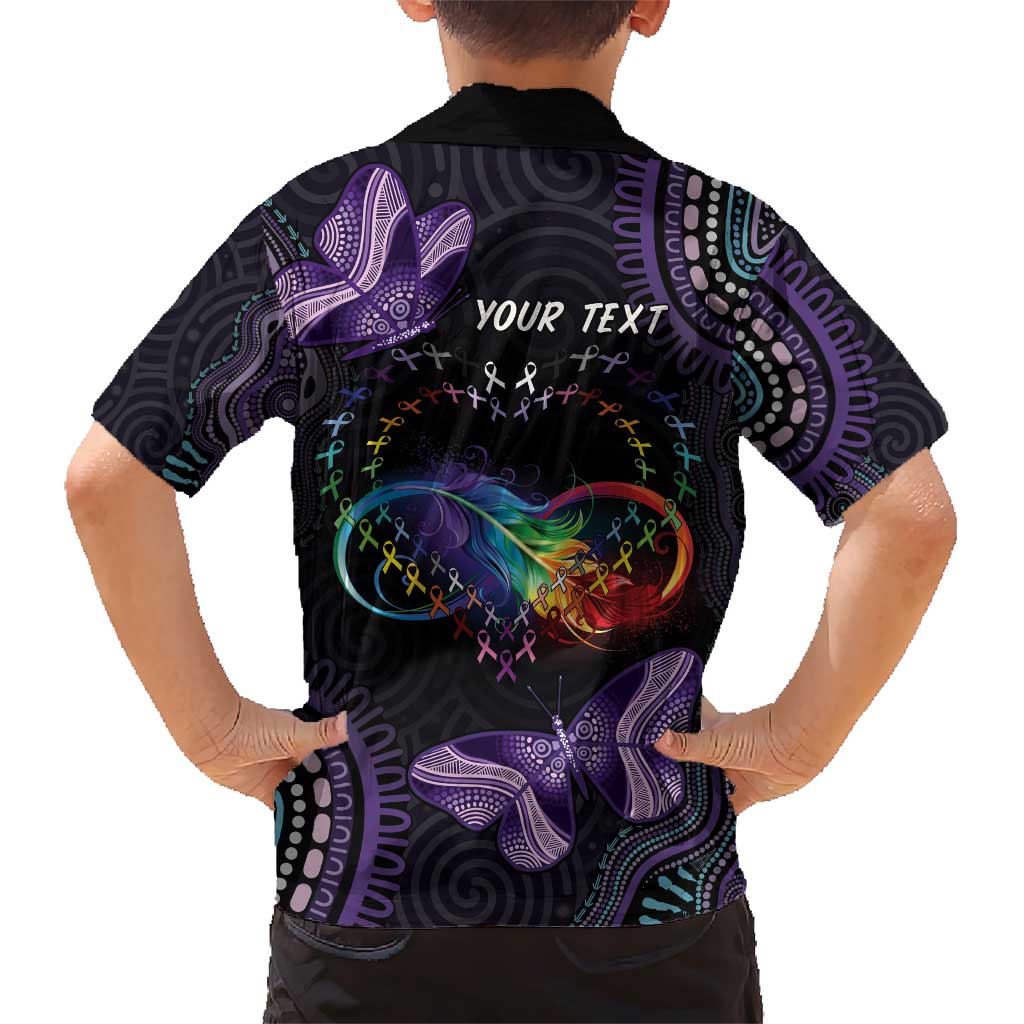 Australia Aboriginal Dot Arts Kid Hawaiian Shirt Fight Cancer In All Colors