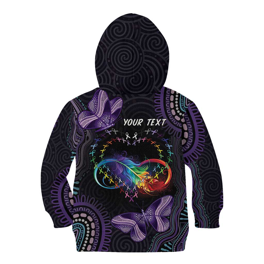 Australia Aboriginal Dot Arts Kid Hoodie Fight Cancer In All Colors - Vibe Hoodie Shop