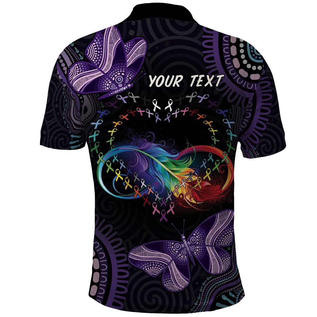 Australia Aboriginal Dot Arts Polo Shirt Fight Cancer In All Colors - Vibe Hoodie Shop