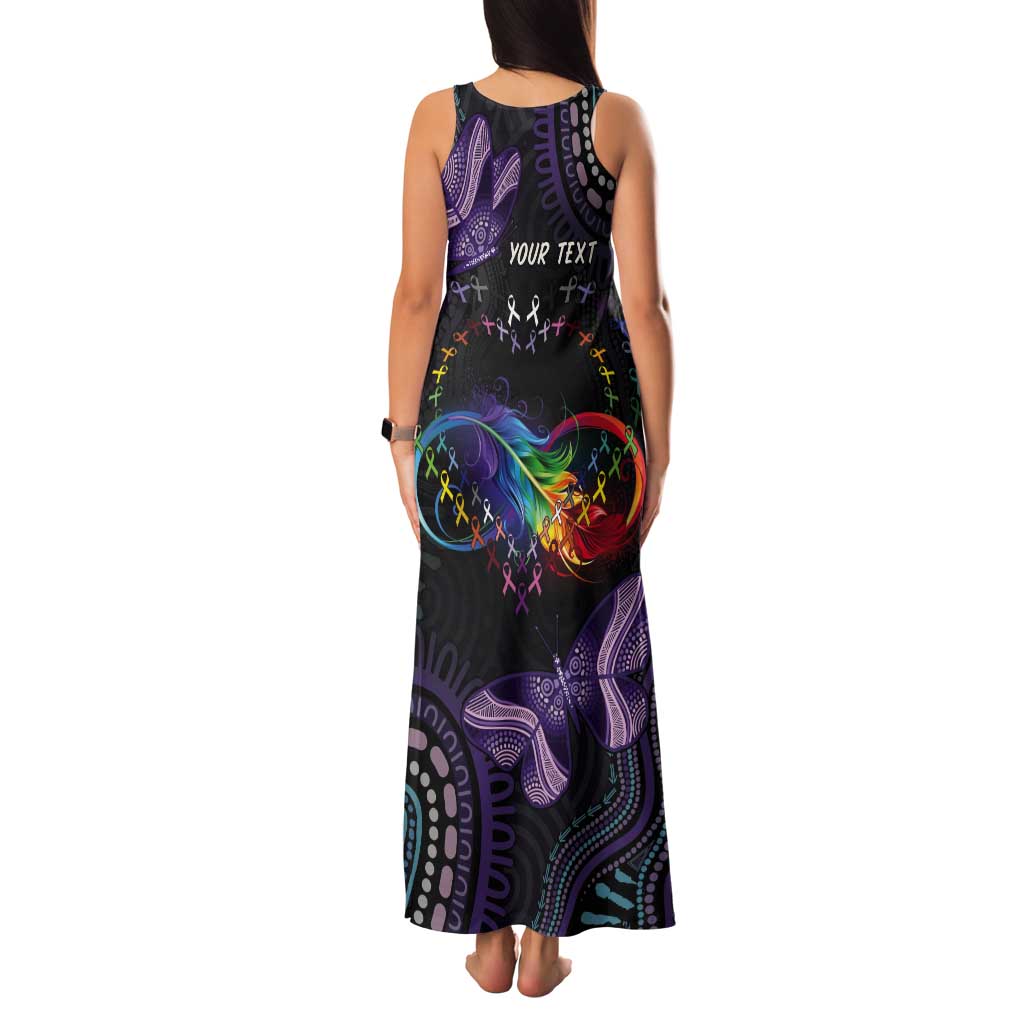 Australia Aboriginal Dot Arts Tank Maxi Dress Fight Cancer In All Colors