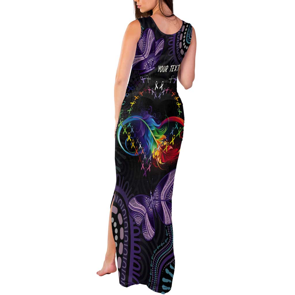 Australia Aboriginal Dot Arts Tank Maxi Dress Fight Cancer In All Colors