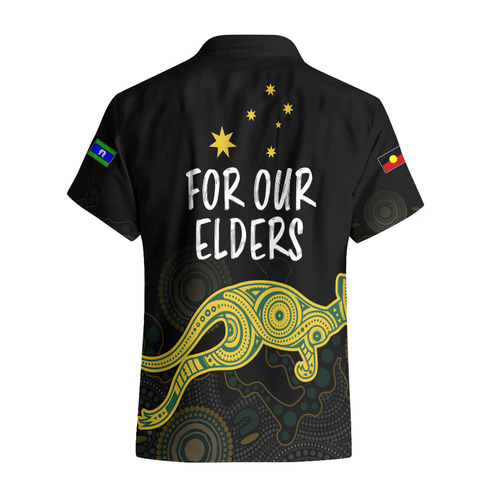 NAIDOC Week 2023 Hawaiian Shirt Australia Soccer Matildas - For Our Elders - Vibe Hoodie Shop