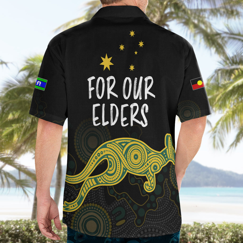 NAIDOC Week 2023 Hawaiian Shirt Australia Soccer Matildas - For Our Elders - Vibe Hoodie Shop