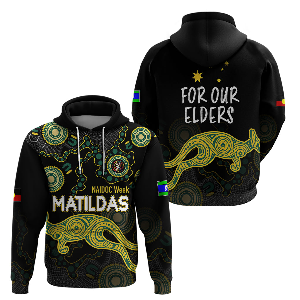 NAIDOC Week 2023 Hoodie Australia Soccer Matildas - For Our Elders LT7 - Vibe Hoodie Shop