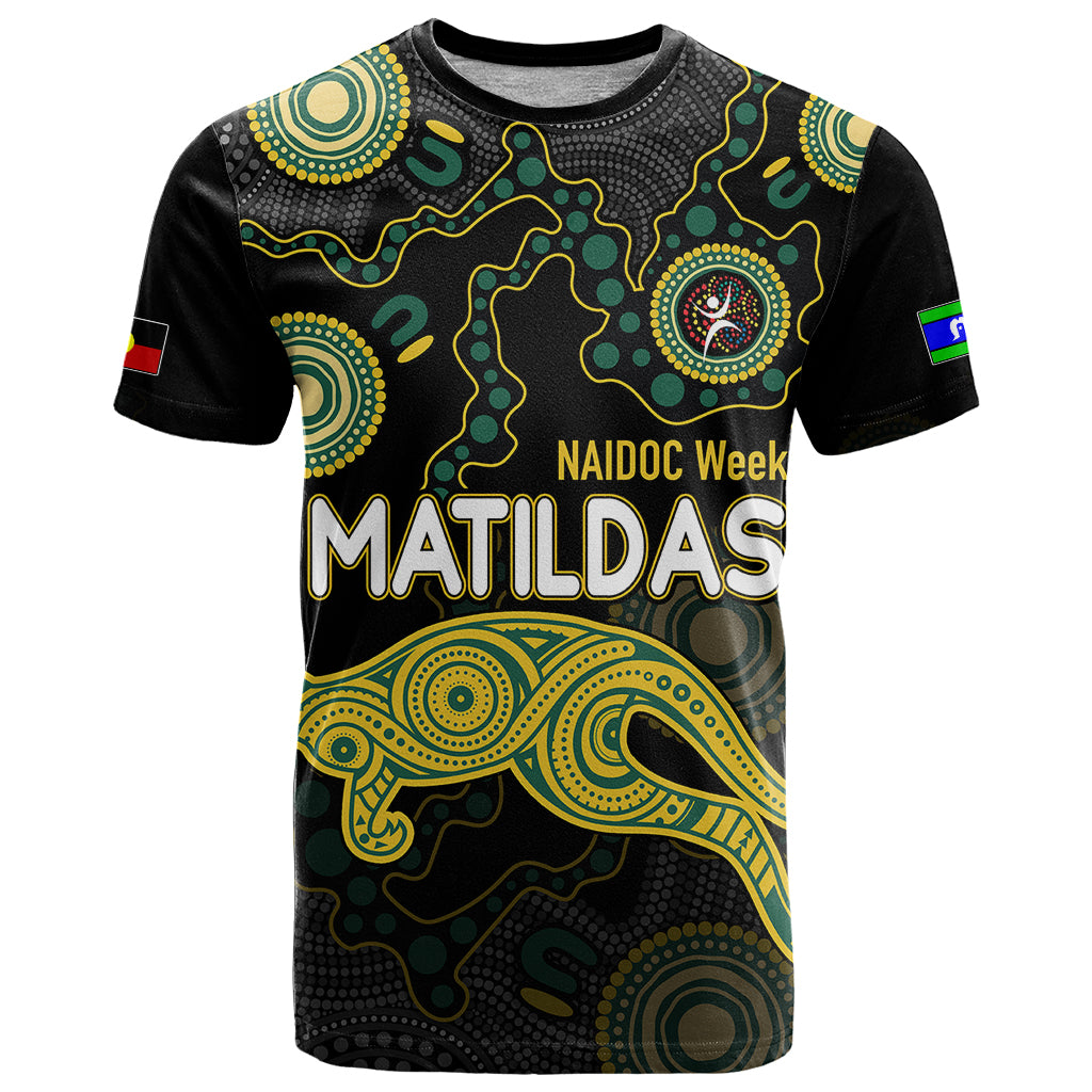 NAIDOC Week 2023 T Shirt Australia Soccer Matildas - For Our Elders - Vibe Hoodie Shop