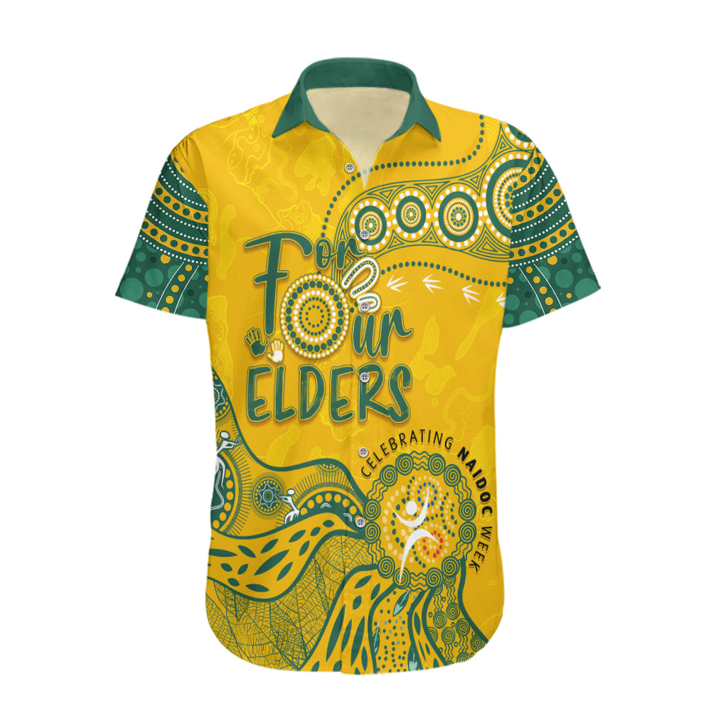 Personalised NAIDOC Week 2023 Aboriginal Hawaiian Shirt Australia Socceroos Indigenous - Vibe Hoodie Shop