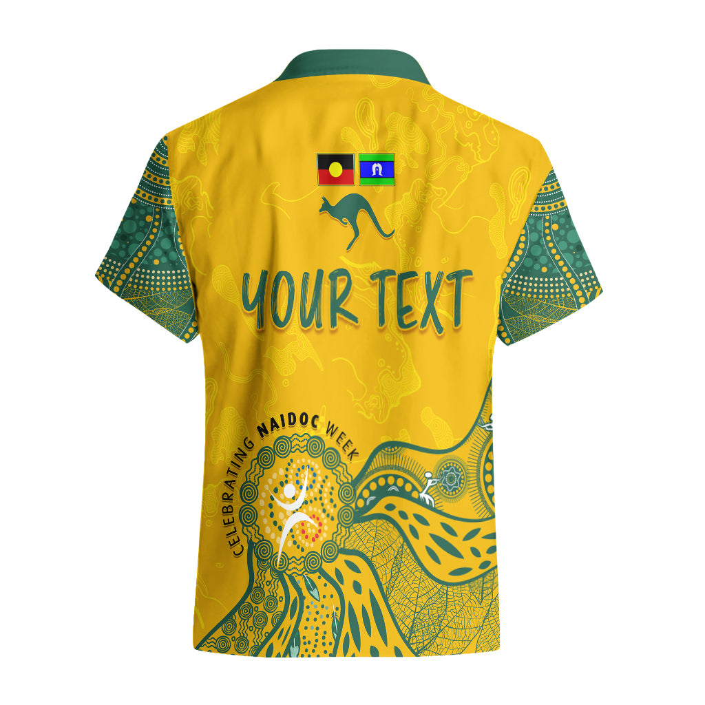 Personalised NAIDOC Week 2023 Aboriginal Hawaiian Shirt Australia Socceroos Indigenous - Vibe Hoodie Shop