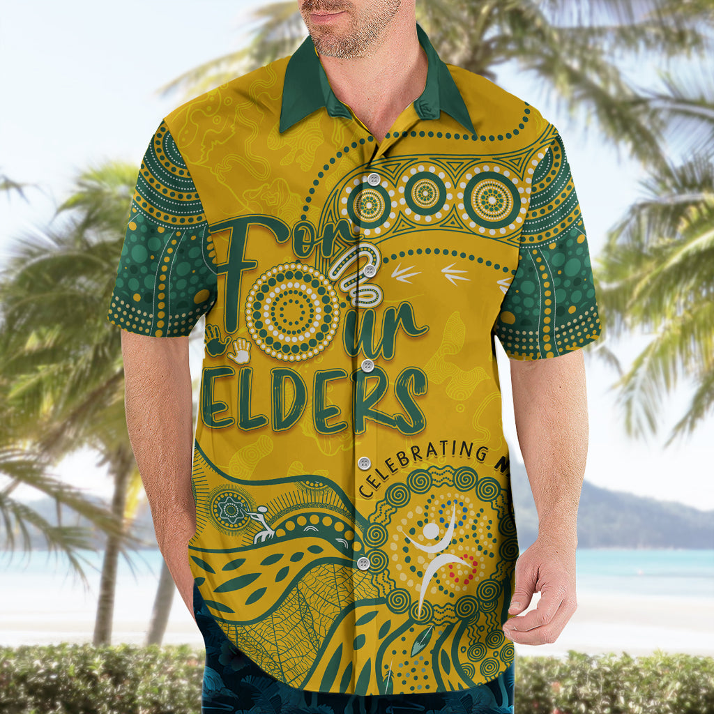 Personalised NAIDOC Week 2023 Aboriginal Hawaiian Shirt Australia Socceroos Indigenous - Vibe Hoodie Shop