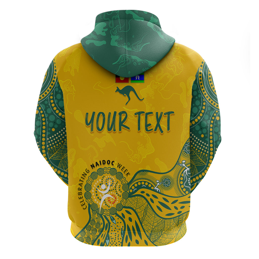 Personalised NAIDOC Week 2023 Aboriginal Hoodie Australia Socceroos Indigenous LT7 - Vibe Hoodie Shop