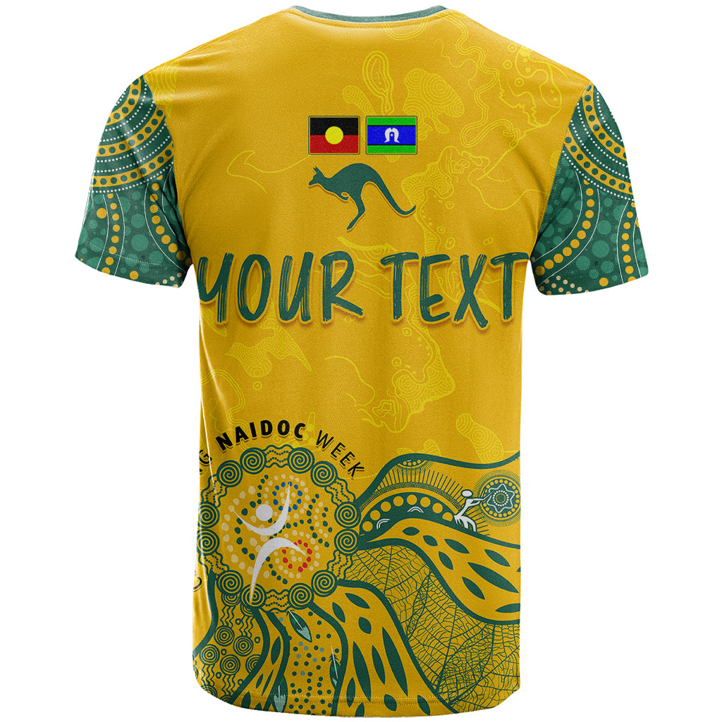 Personalised NAIDOC Week 2023 Aboriginal T Shirt Australia Socceroos Indigenous - Vibe Hoodie Shop