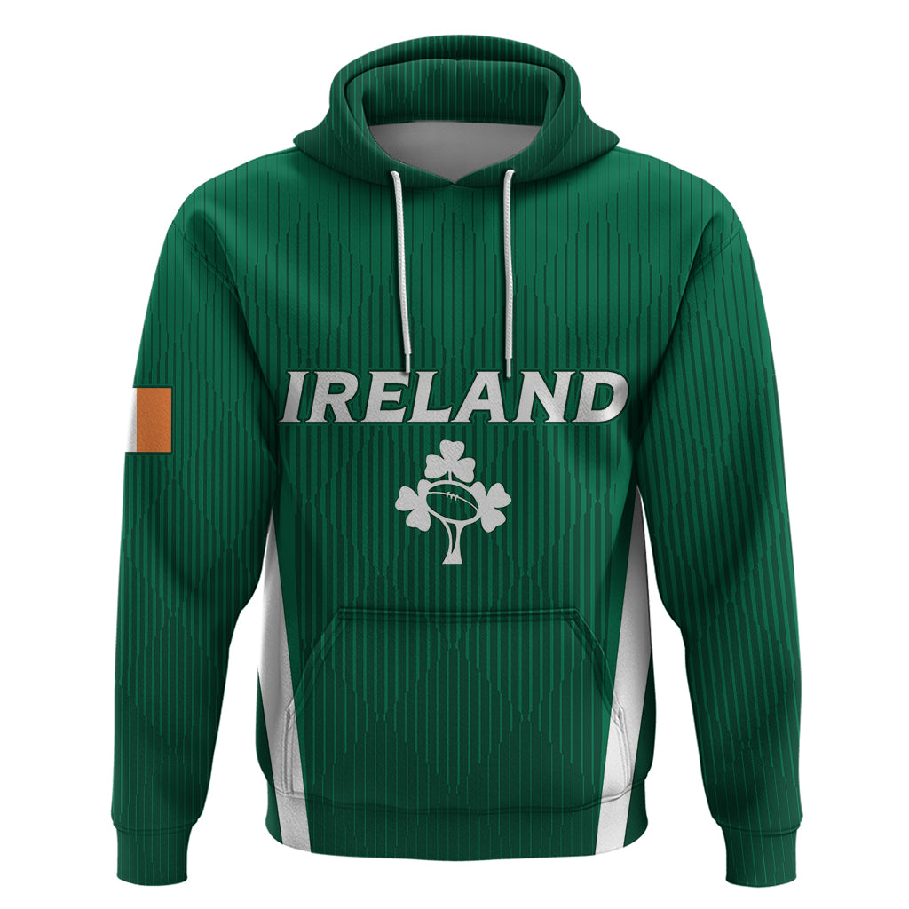 Personalised Ireland Rugby Hoodie World Cup 2023 GO Shamrocks LT7 - Vibe Hoodie Shop