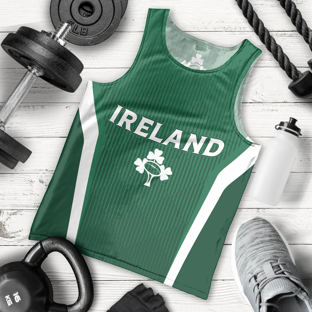 Personalised Ireland Rugby Men Tank Top World Cup 2023 GO Shamrocks - Vibe Hoodie Shop