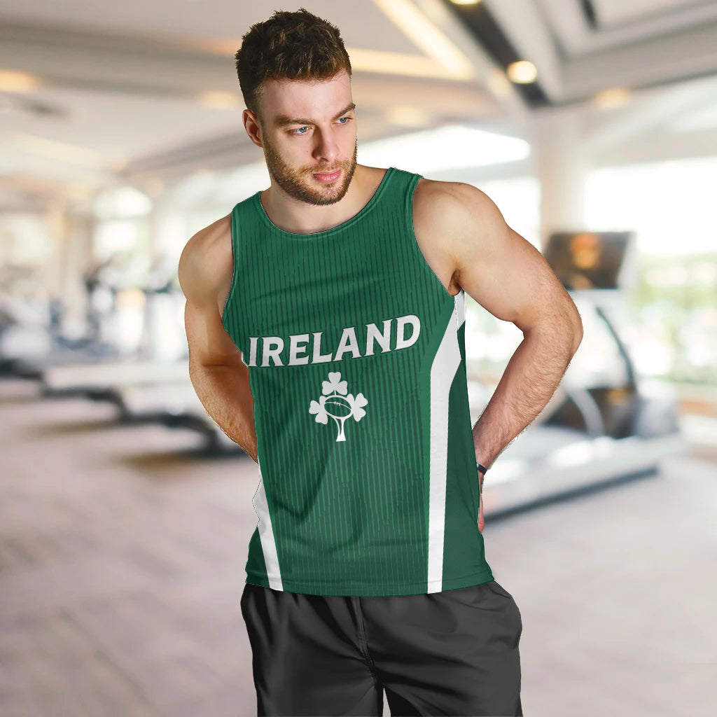 Personalised Ireland Rugby Men Tank Top World Cup 2023 GO Shamrocks - Vibe Hoodie Shop