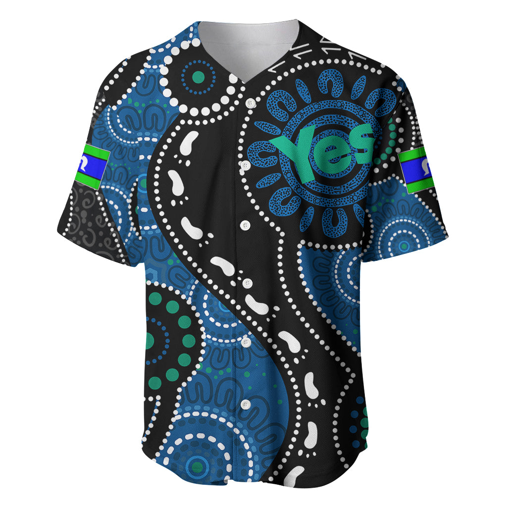 Australia Indigenous Baseball Jersey Vote Yes Aboriginal Torres Strait - Vibe Hoodie Shop