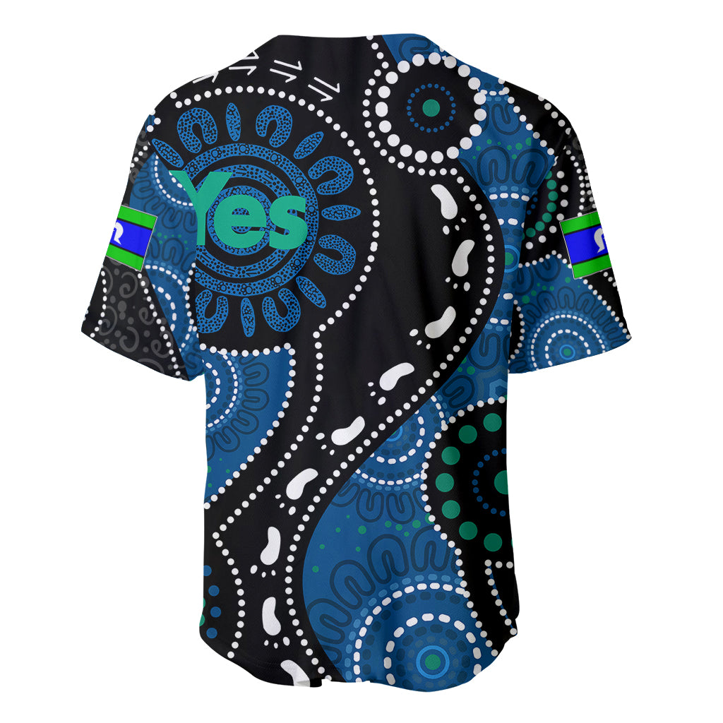 Australia Indigenous Baseball Jersey Vote Yes Aboriginal Torres Strait - Vibe Hoodie Shop