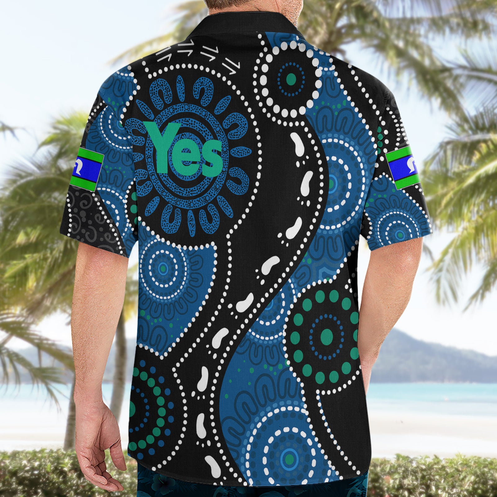 Australia Indigenous Hawaiian Shirt Vote Yes Aboriginal Torres Strait - Vibe Hoodie Shop