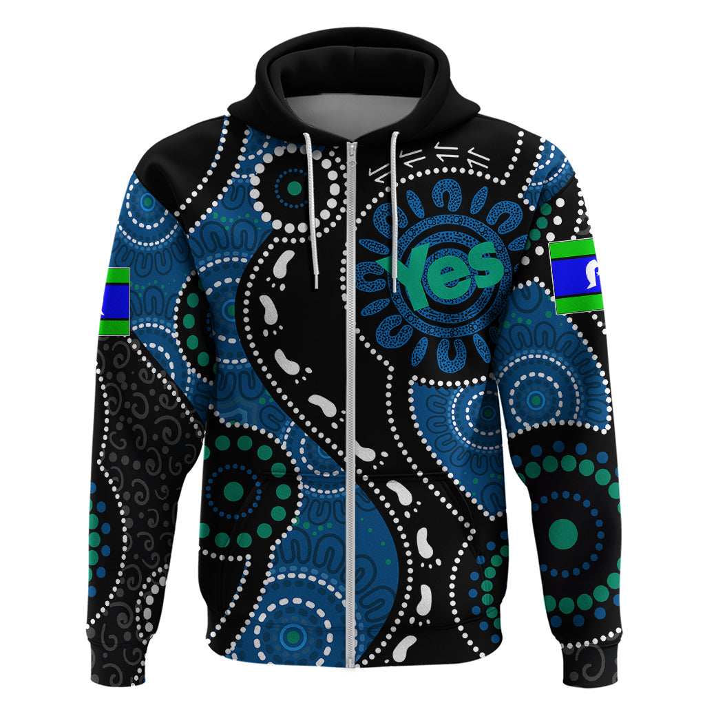 Australia Indigenous Hoodie Vote Yes Aboriginal Torres Strait LT7 - Vibe Hoodie Shop