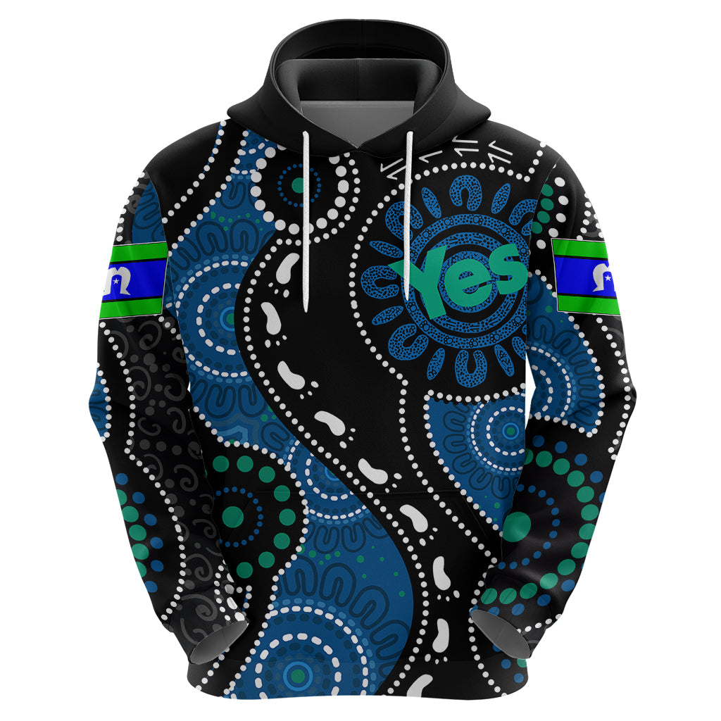 Australia Indigenous Hoodie Vote Yes Aboriginal Torres Strait LT7 - Vibe Hoodie Shop