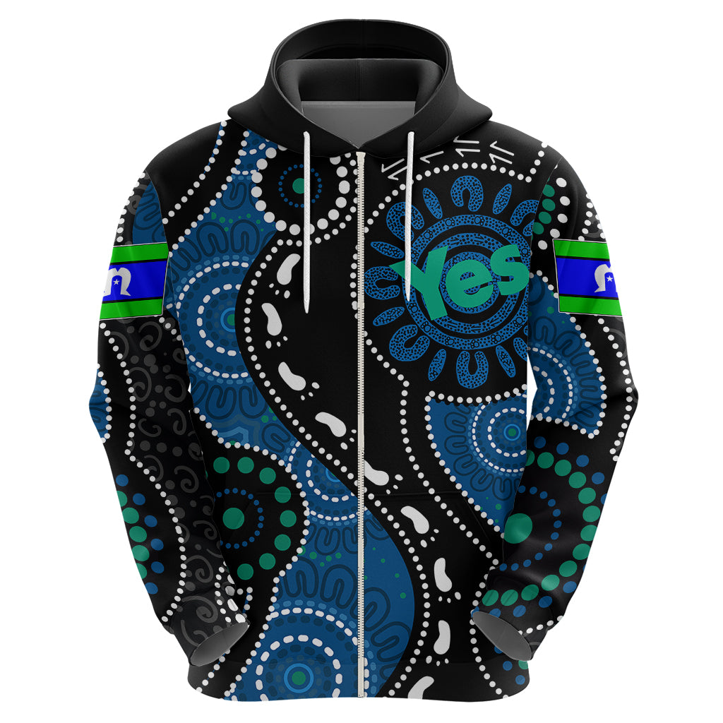 Australia Indigenous Hoodie Vote Yes Aboriginal Torres Strait LT7 - Vibe Hoodie Shop