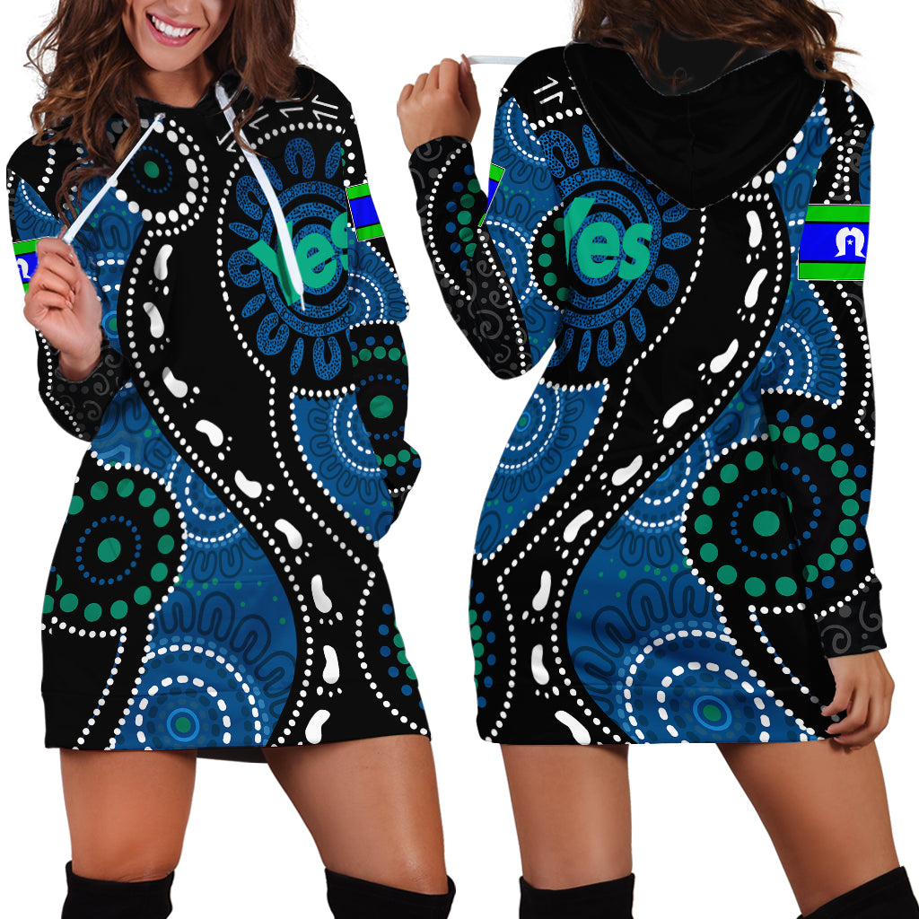 Australia Indigenous Hoodie Dress Vote Yes Aboriginal Torres Strait - Vibe Hoodie Shop