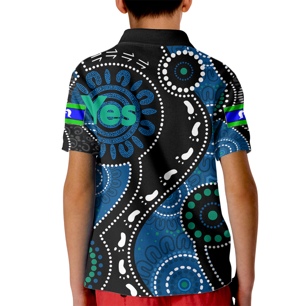 Australia Indigenous Kid Polo Shirt Vote Yes Aboriginal Torres Strait - Vibe Hoodie Shop