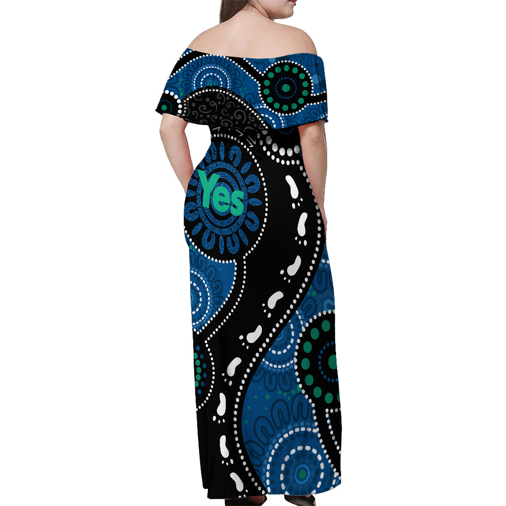 australia-indigenous-off-shoulder-maxi-dress-vote-yes-aboriginal-torres-strait