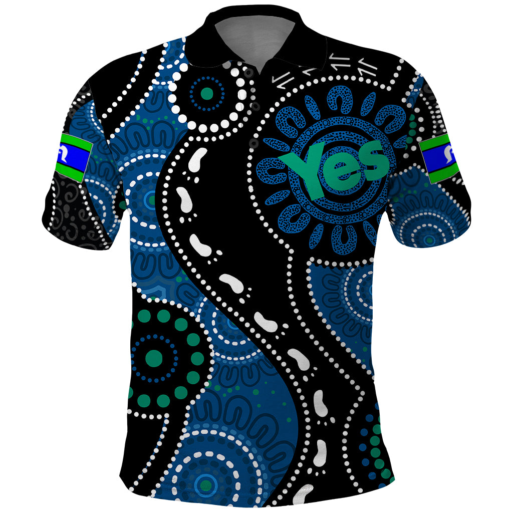 Australia Indigenous Polo Shirt Vote Yes Aboriginal Torres Strait - Vibe Hoodie Shop