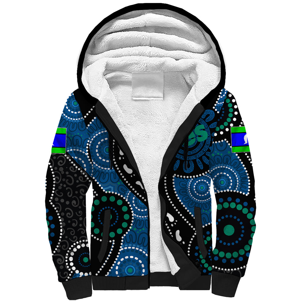 Australia Indigenous Sherpa Hoodie Vote Yes Aboriginal Torres Strait - Vibe Hoodie Shop