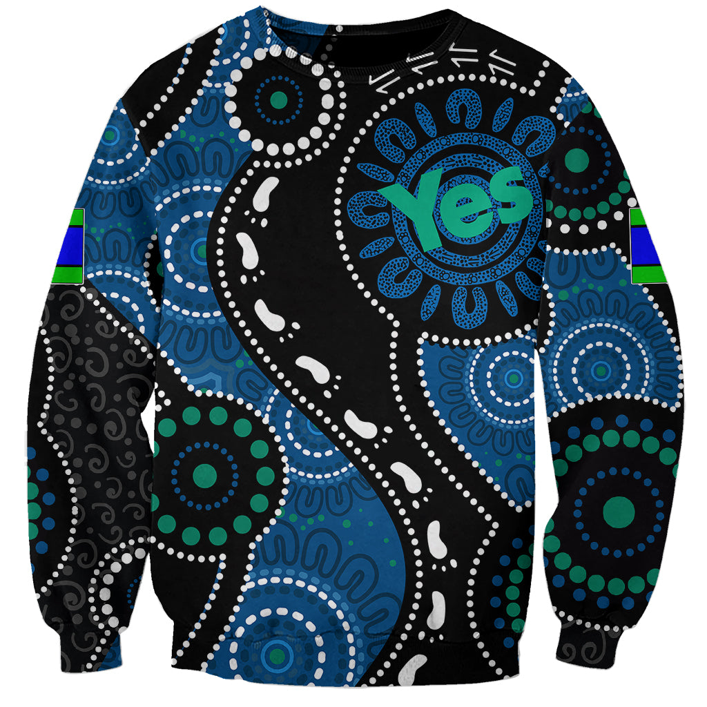 Australia Indigenous Sweatshirt Vote Yes Aboriginal Torres Strait - Vibe Hoodie Shop