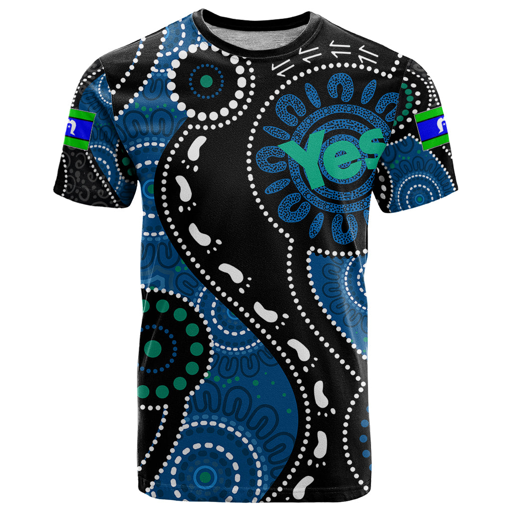 Australia Indigenous T Shirt Vote Yes Aboriginal Torres Strait - Vibe Hoodie Shop