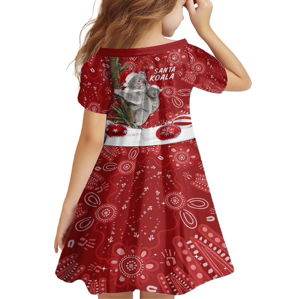 australia-christmas-aboriginal-family-matching-long-sleeve-bodycon-dress-and-hawaiian-shirt-santa-koala-ver01