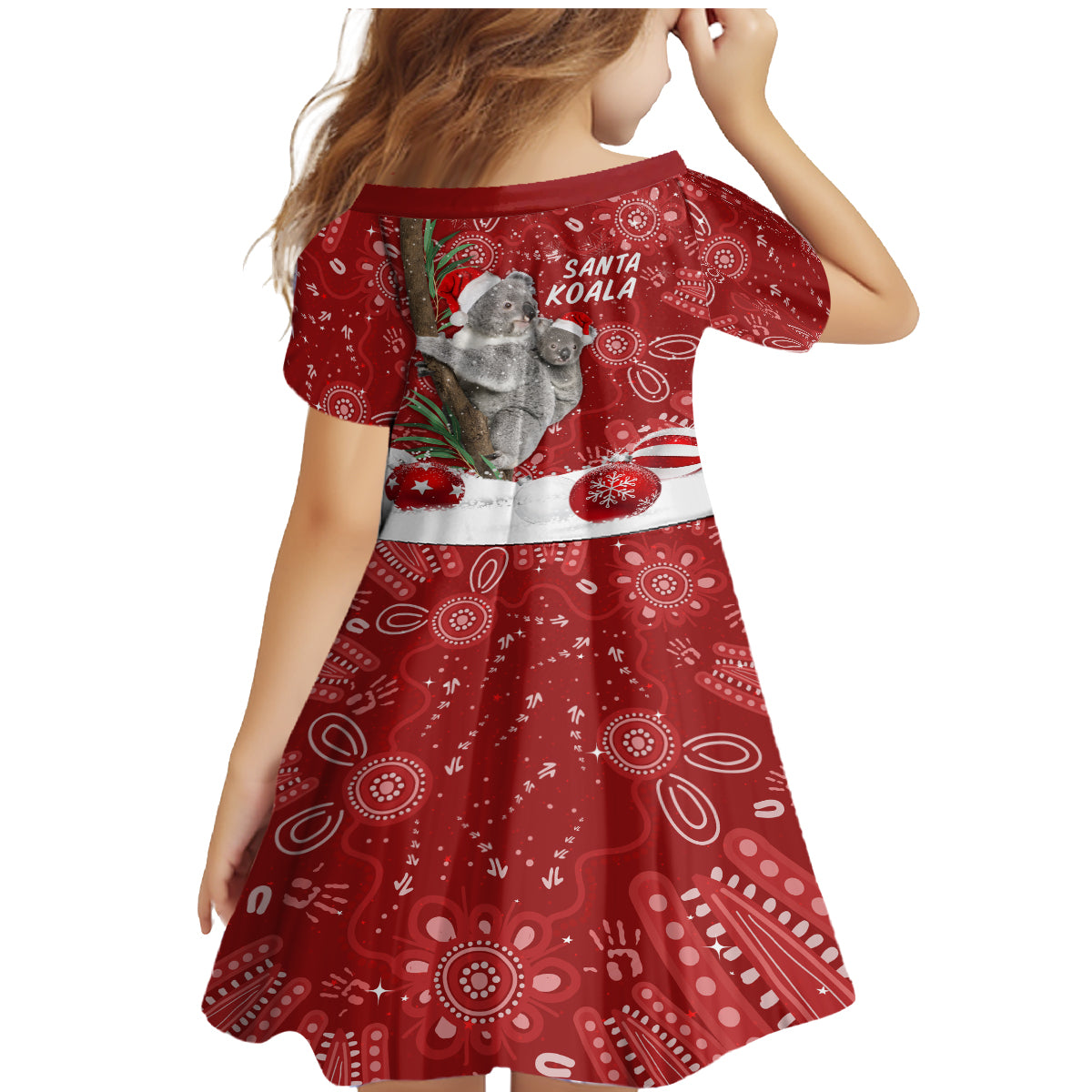 australia-christmas-aboriginal-family-matching-mermaid-dress-and-hawaiian-shirt-santa-koala-ver01