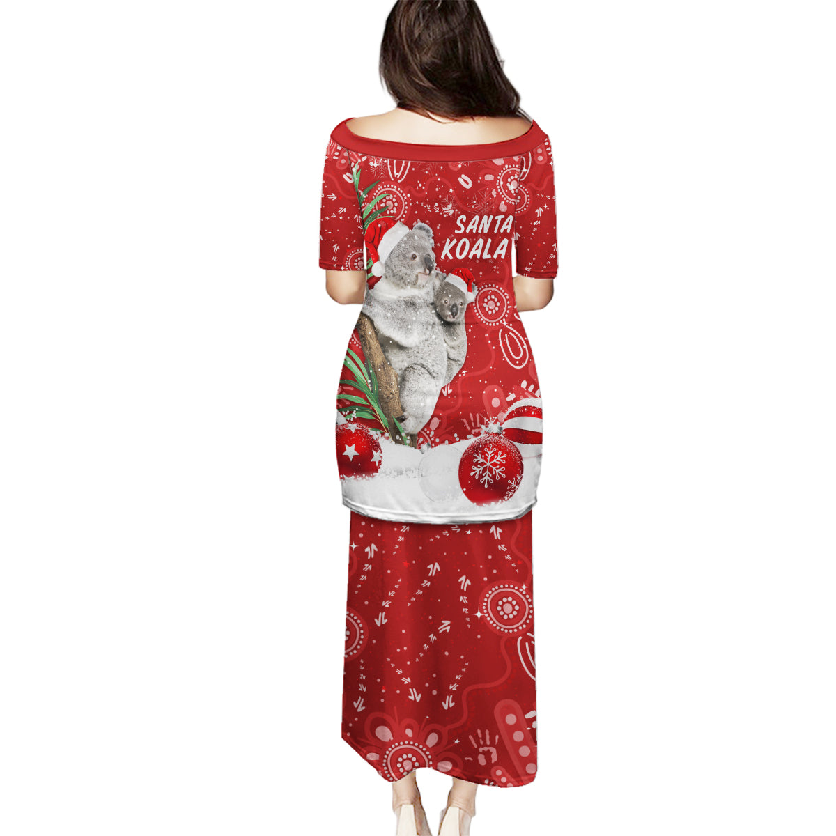 australia-christmas-aboriginal-family-matching-puletasi-dress-and-hawaiian-shirt-santa-koala-ver01