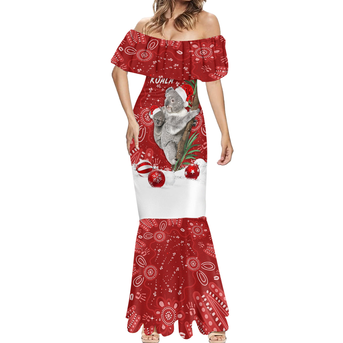 australia-christmas-aboriginal-mermaid-dress-santa-koala-ver01