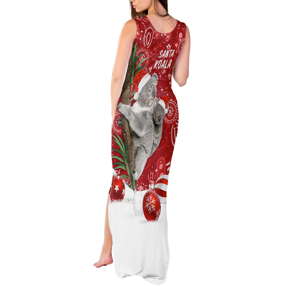 australia-christmas-aboriginal-tank-maxi-dress-santa-koala-ver01