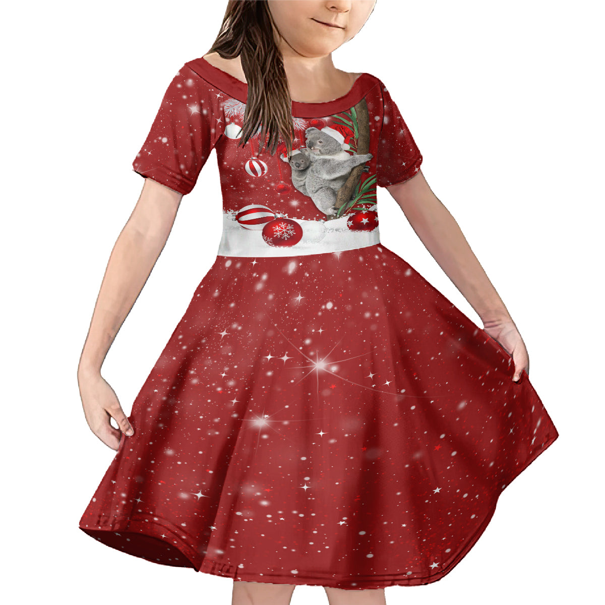 australia-christmas-family-matching-mermaid-dress-and-hawaiian-shirt-santa-koala-ver02